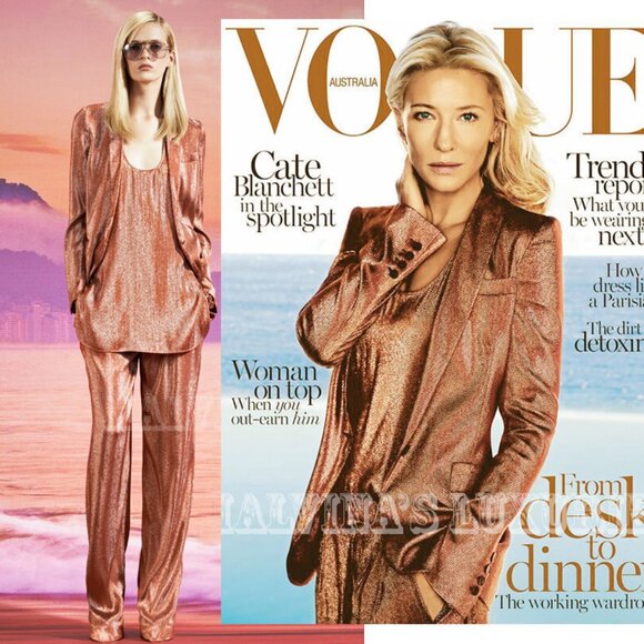 Gucci Jackets & Blazers - GUCCI JACKET IRIDESCENT RUST LIQUID LAME DECONSTRUCTED BLAZER RUNWAY